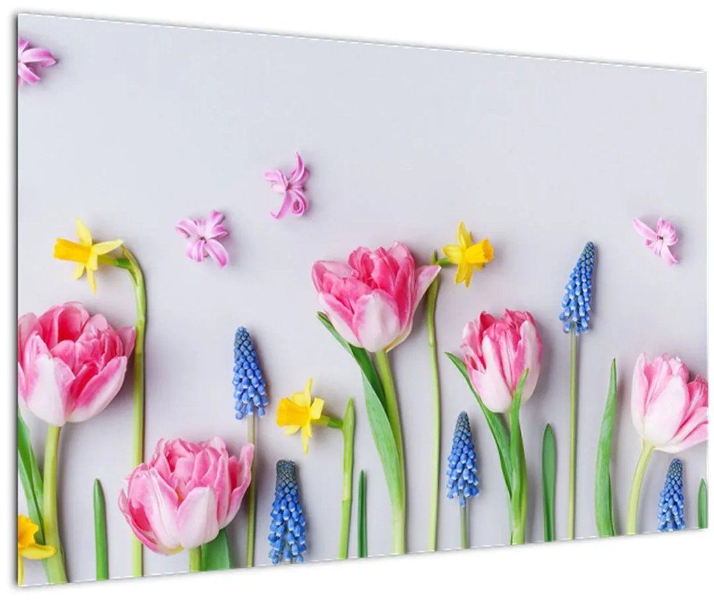 Tablou - Flori de primăvară (90x60 cm)