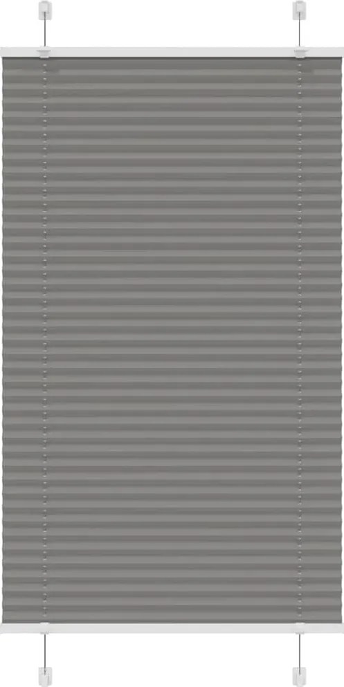 vidaXL Jaluzea plisată Antracit 70x150 cm Lățime țesătură 69,4 cm