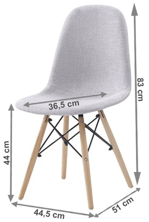 Scaun de sufragerie Daire. 809717