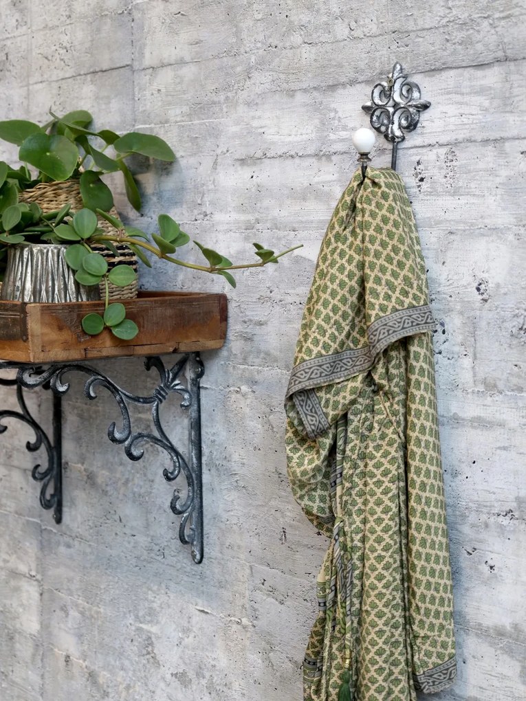 Cuier gri, simplu, din metal, pentru decor, Sun