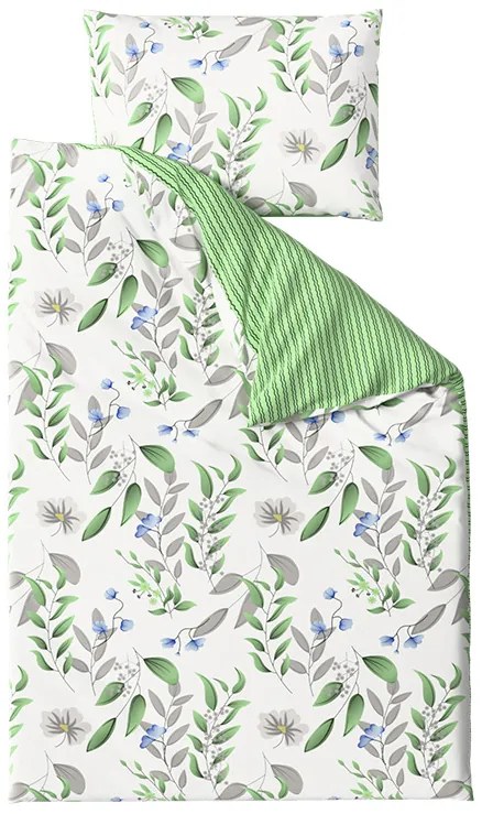 Lenjerie de bumbac KARDA alb Dimensiune lenjerie de pat: 70 x 90 cm | 140 x 200 cm