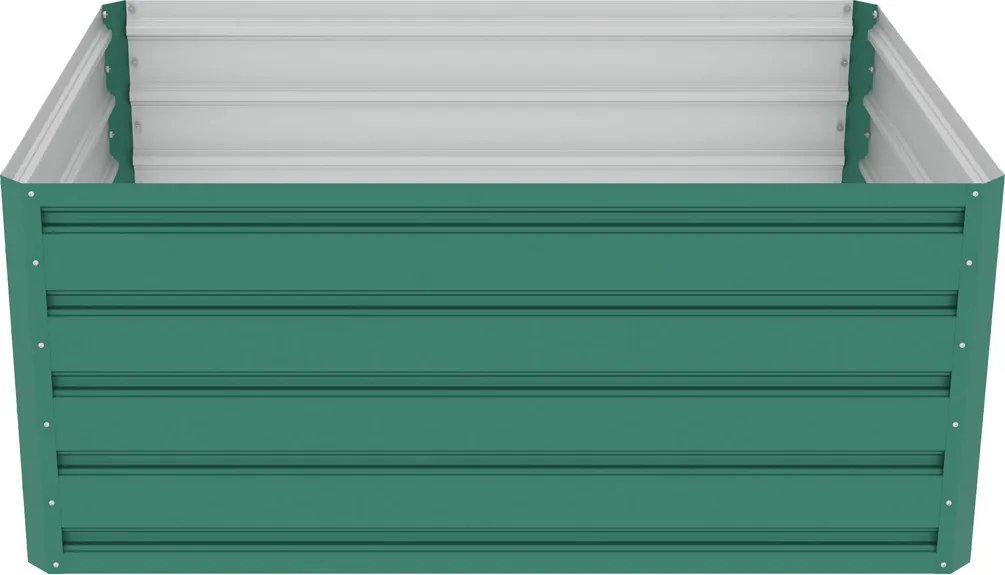 Patură înălțată G21 Daisy 120 x 90 x 52 cm, dintablă, verde