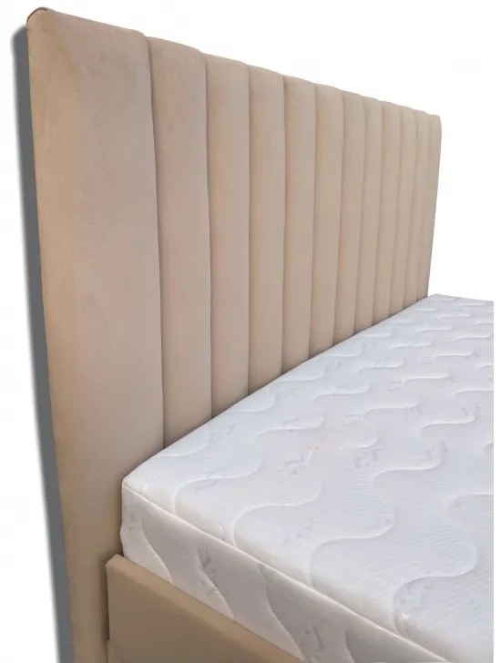Pat de o persoană 120 cm Peissa (fără saltea) (cu somieră cu laturi). 1052041