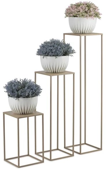 Suport de flori 100x24 cm bej