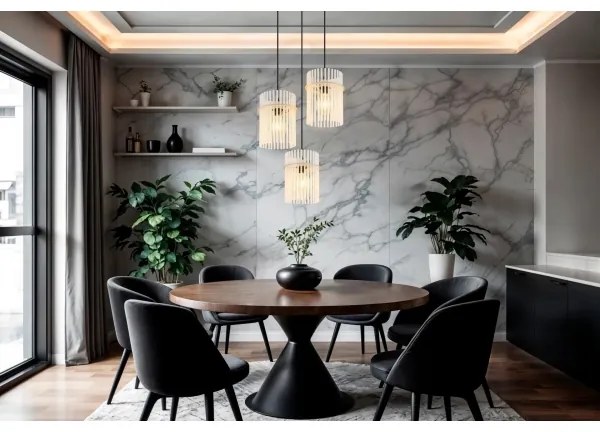 Globo 15698-3HRB - Candelabru suspendat pe cablu GORLEY 3xE27/60W/230V