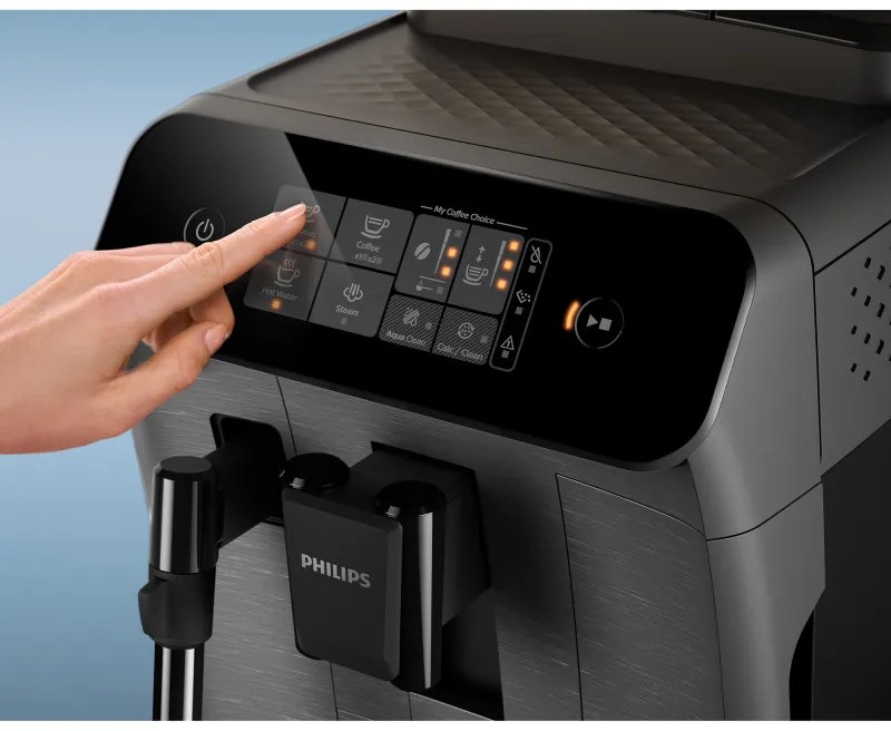 Espressor automat Philips EP0824/00, 1500W, 15 bar, 1.8 L, Rasnita cu 12 trepte, Ecran tactil, Timer, AquaClean, Aroma Extract, My Coffe Choice, Negru Mat