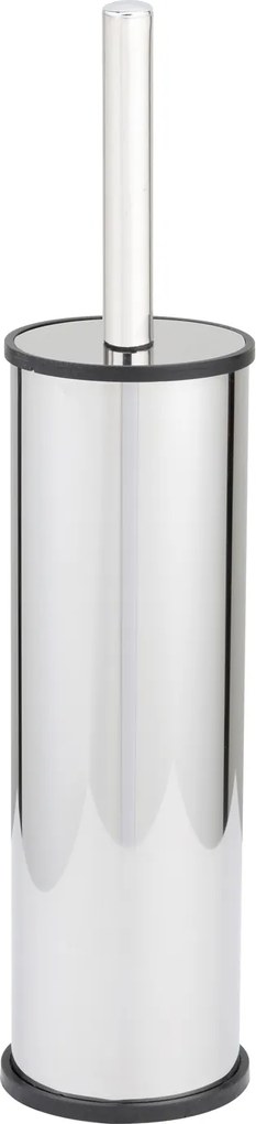 Perie de toaleta cu recipient etans din otel inoxidabil OLMEDO, Ø 8,5 cm
