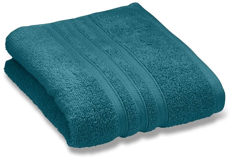 Prosop albastru-verde din bumbac din frotir 50x85 cm Zero Twist – Catherine Lansfield