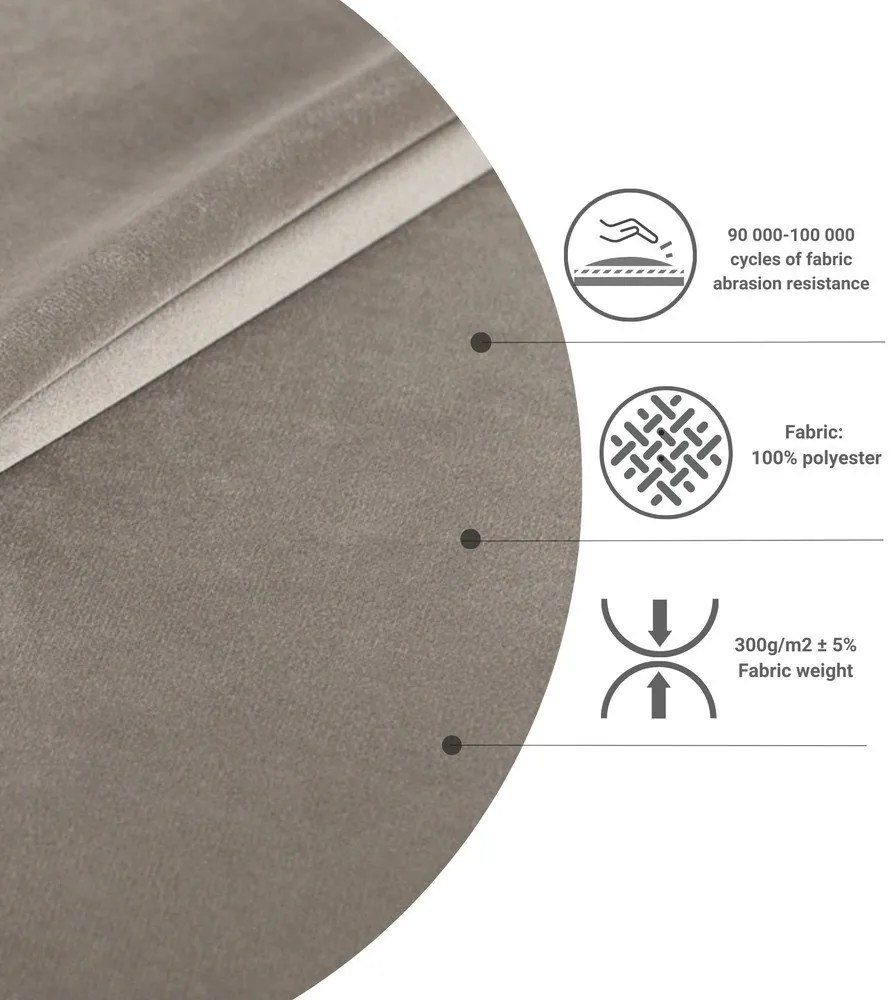 Pat matrimonial gri deschis tapițat cu spațiu de depozitare 200x200 cm Tate – Maison de Rêve