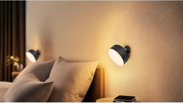 Osram - Lampă LED reîncărcabilă de birou, reglabilă 3‑în‑1 DECOR HELPER LED/1,8W/5V negru