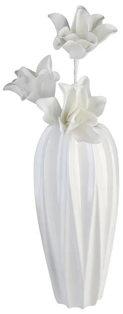 Vaza Farisa portelan, alb, 39 cm