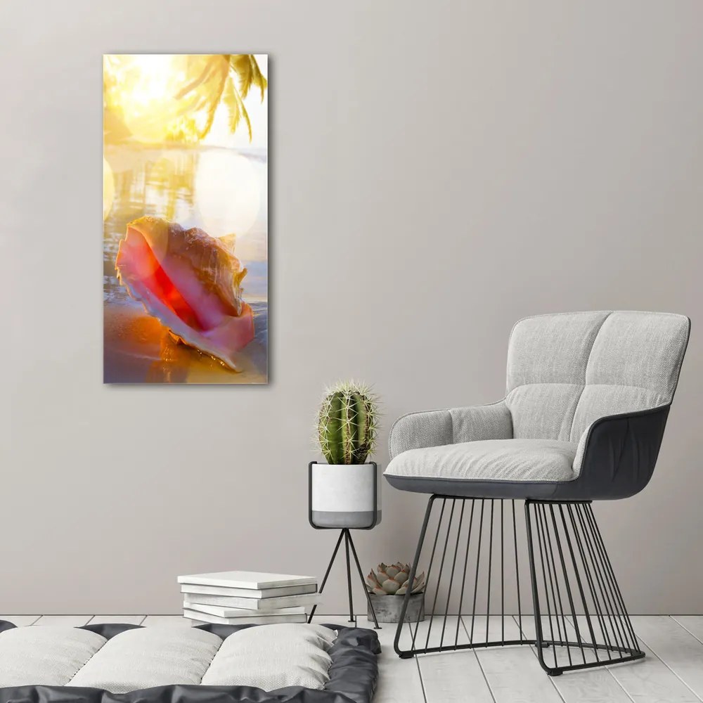 Tablou acrilic Seashell pe plaja