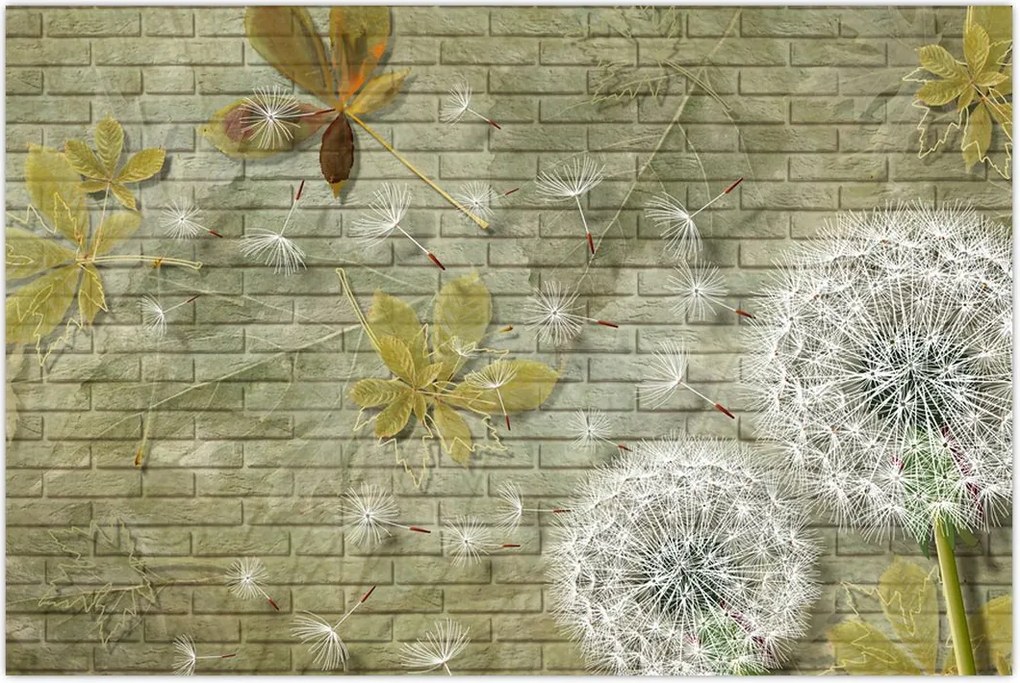 Tablou - Păpădii suflate de vânt (90x60 cm)