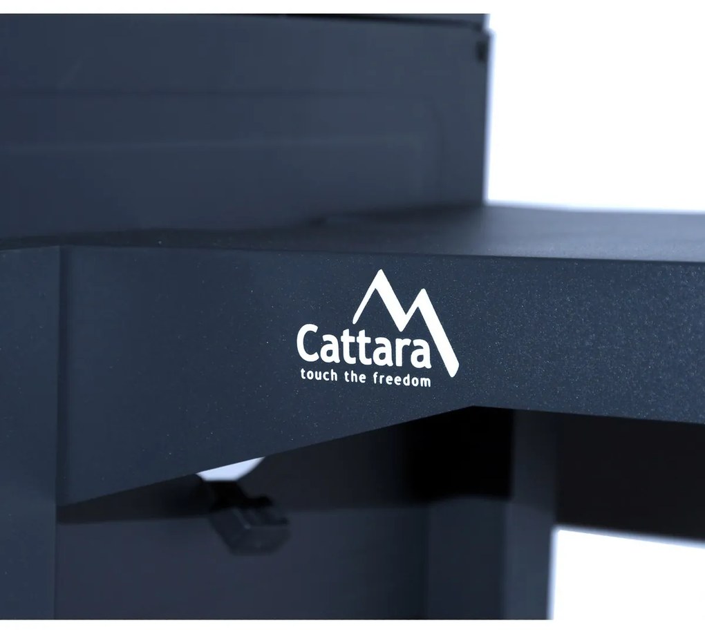 Cattara 13047 Grătar cu cărbuni Royal Grande 3X l,162 x 108,5 x 64 cm