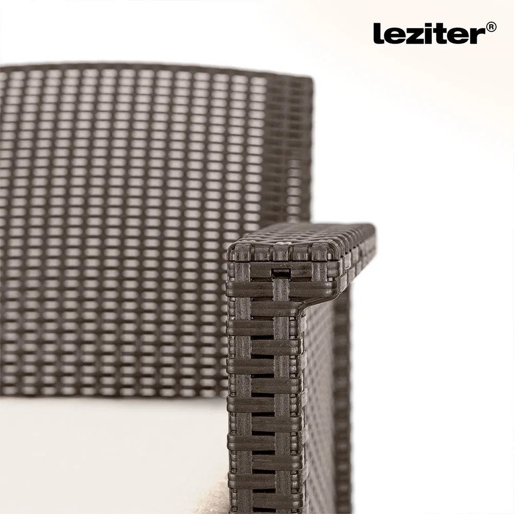 Canapea de grădină Venus cu 2 locuri, culoare cappuccino