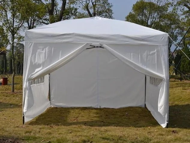CORT PAVILION DE GRĂDINĂ 3x3 110g/m2 ALB GARDEN
