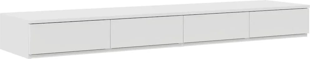 vidaXL Sertare pentru pat Alb 140 x 36,5 x 16,5 cm Lemn compozit