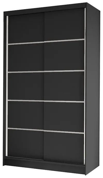 Dulap de haine Delana IV (negru). 1047535