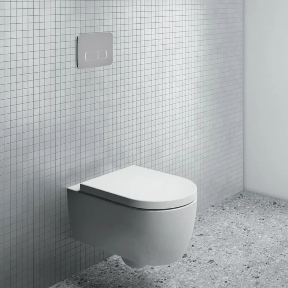 Vas wc suspendat Ideal Standard Blend Curve AquaBlade alb lucios cu capac inclus