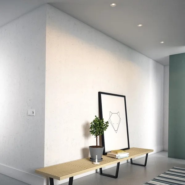 Philips 50183/31/PN - SET 3x Lampa incastrata ENNEPER 1xGU10/5,5W/230V