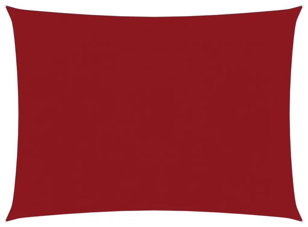 Parasolar, rosu, 2x4 m, tesatura oxford, dreptunghiular Rosu, 2 x 4 m