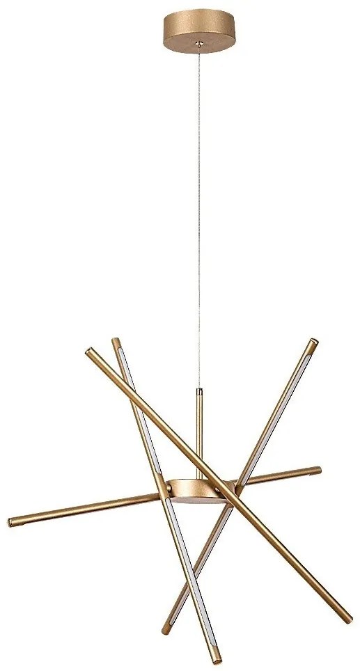 Lustra LED suspendata stil minimalist Henli2 auriu