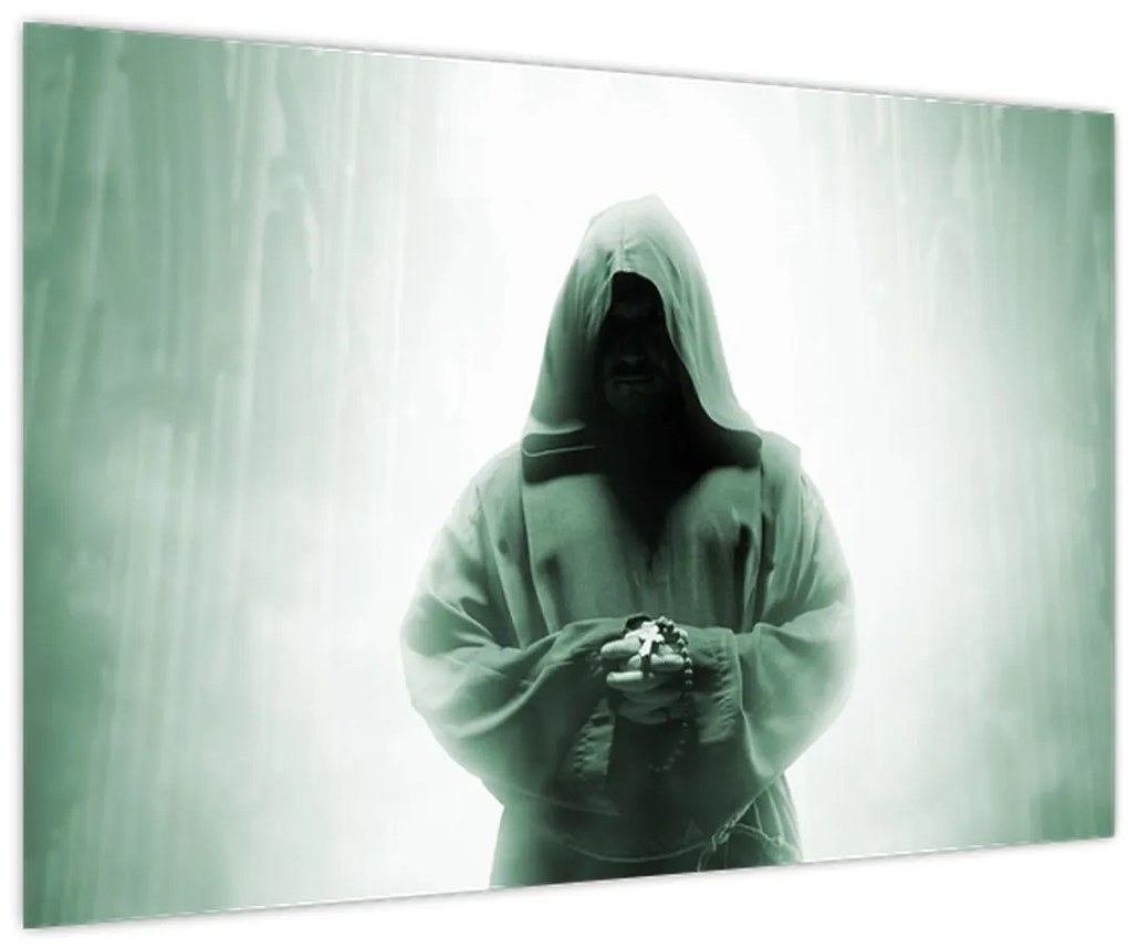 Tablou - Călugăr în întuneric (90x60 cm)