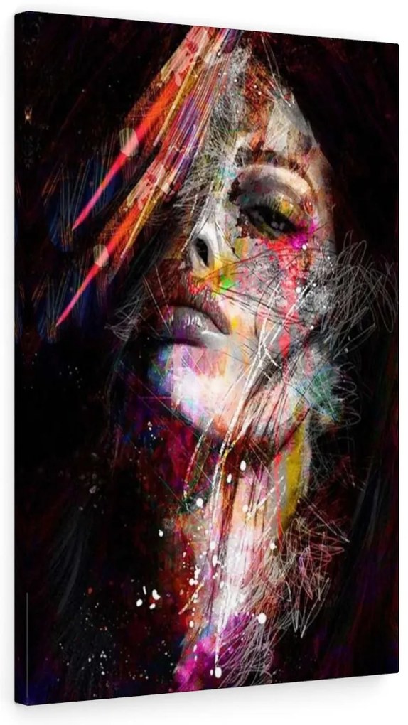 Tablou canvas Grafity Color Girl 120x80 cm