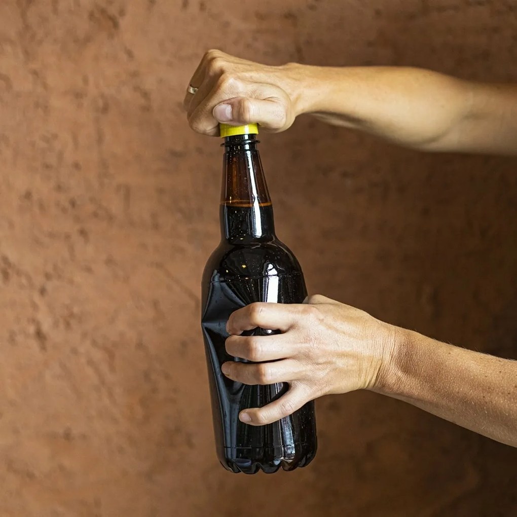 Set 6 sticle din plastic, cu mâner, 1 l