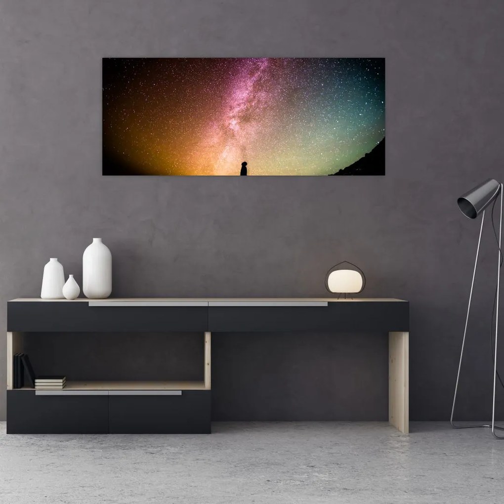 Tablou - cerul plin de stele (120x50 cm)