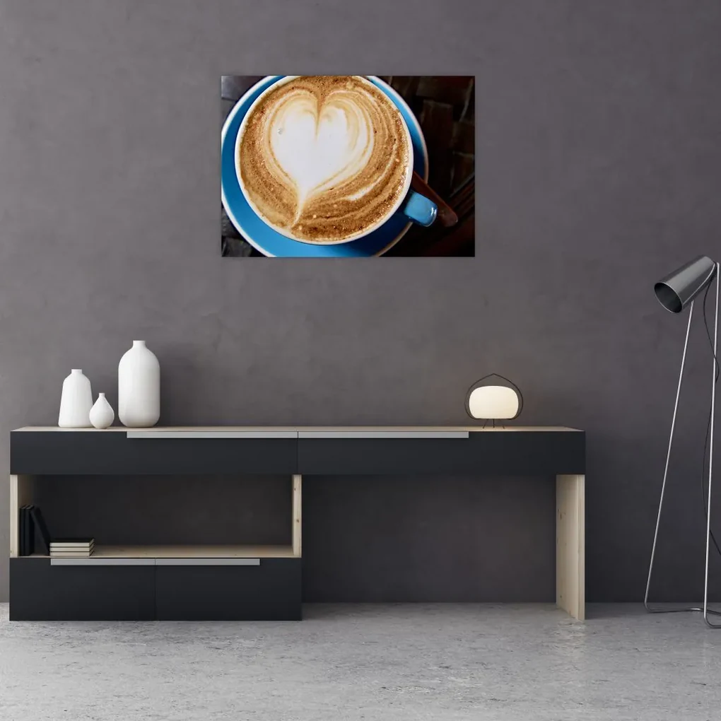 Tablou - Latte art (70x50 cm), în 40 de alte dimensiuni noi