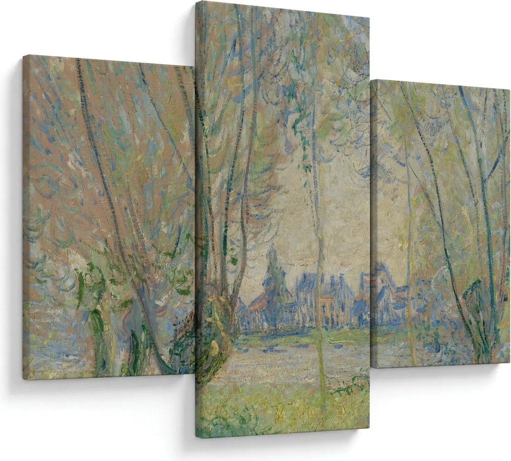 Tablou - Claude Monet, Woman Seated under the Willows, reproducere (90x60 cm)