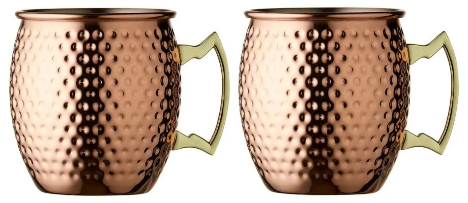 Căni arămii 2 buc. din oțel 400 ml Moscow Mule – Lyngby Glas