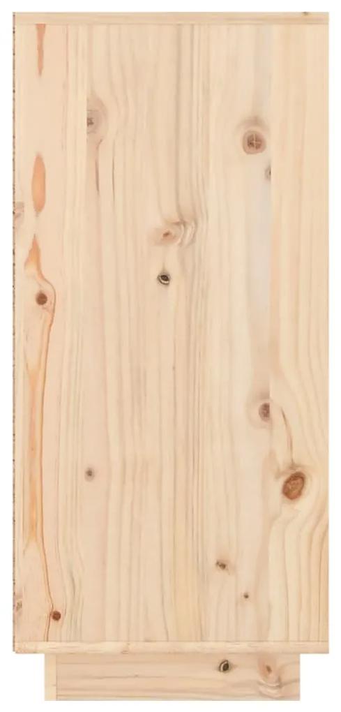Servanta, 110x34x75 cm, lemn masiv de pin 1, Maro