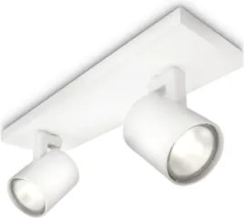 Philips - Spot LED RGBW reglabil RUNNER 2xGU10/6,5W/230V, alb