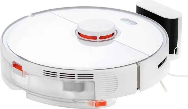 Aspirator robot Roborock S5 Max, 58W, Wi-Fi, 2000Pa, 460 ml, 200 m², Autonomie pana la 190 min, Turbo, Comenzi vocale, Alb