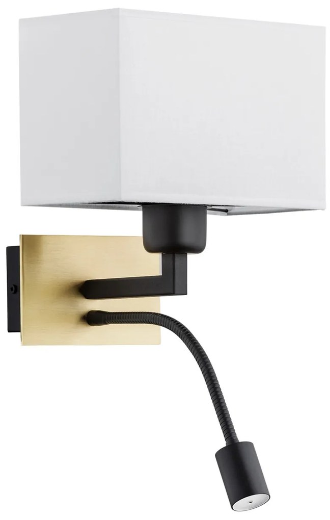 Aplica de perete design elegant BILL II alba