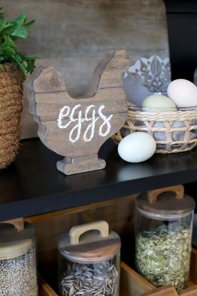 Decoratiune din lemn de pin, Eggs