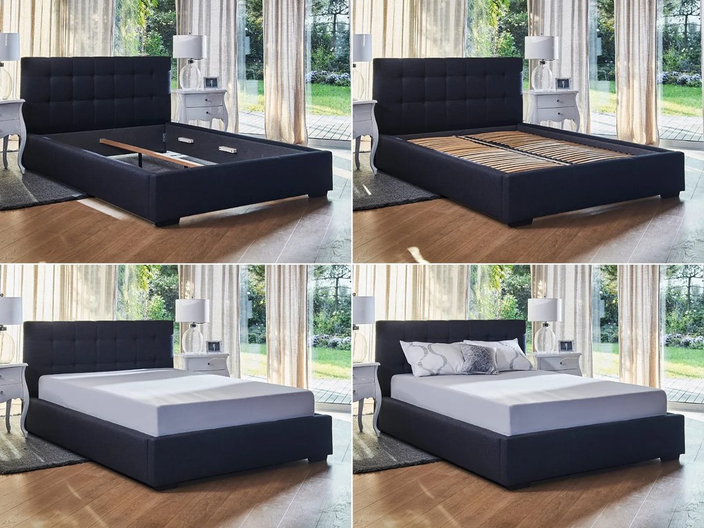Cadru de pat - gri închis Dolce Premium 80x190 cm