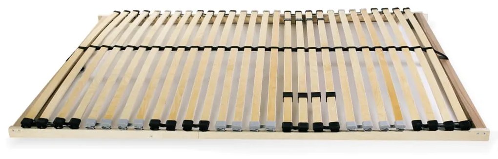 246446 vidaXL Bază pat cu șipci, 28 șipci, 7 zone, 100 x 200 cm