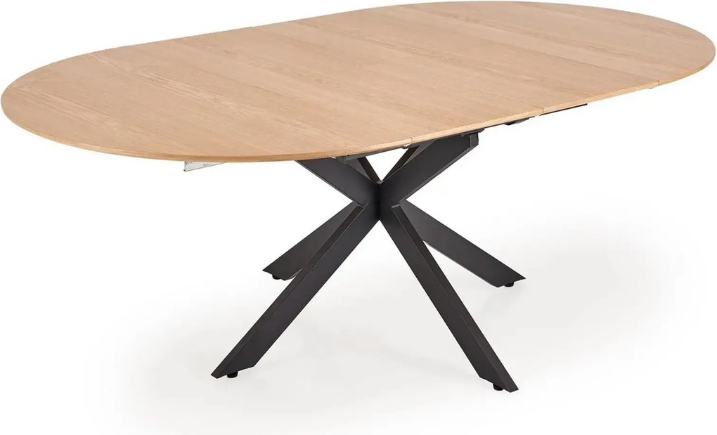 Masa extensibila 120 ACORD, stejar/negru