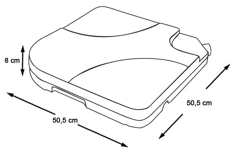 2 buc baza pentru umbrela de soare
