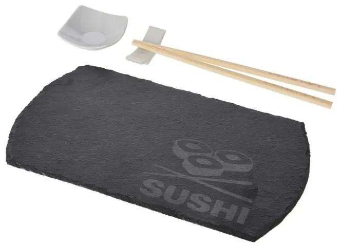 Set servire Sushi Komo, piatra,30x18 cm, 4 piese
