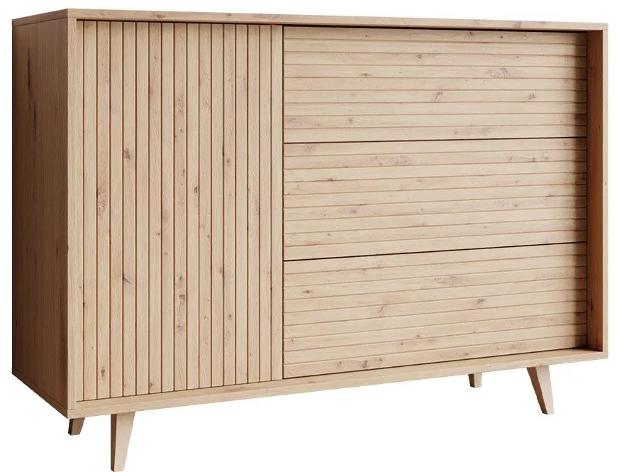 Comodă Treksona 1D3SZ (Stejar artisan) . Promo -17%. 1103689