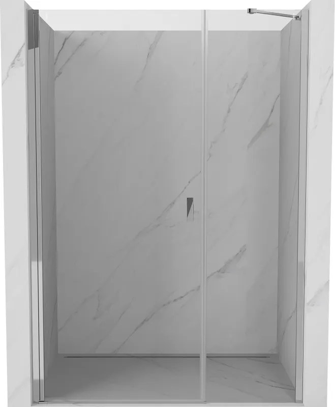 Mexen Mist-B uși de duș pivotante 120 cm, transparent, crom - 8A2-120-001-01-00