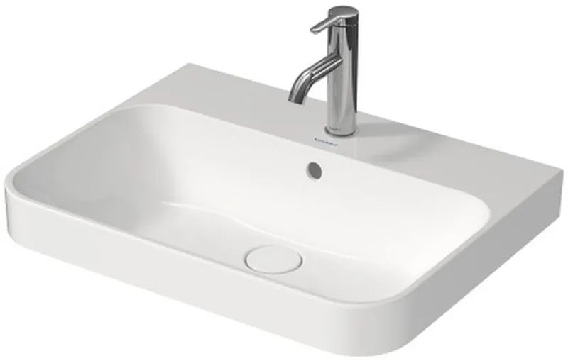 Duravit Happy D.2 lavoar 60x46 cm dreptunghiular de blat alb-bicolor-antracit 2360606100