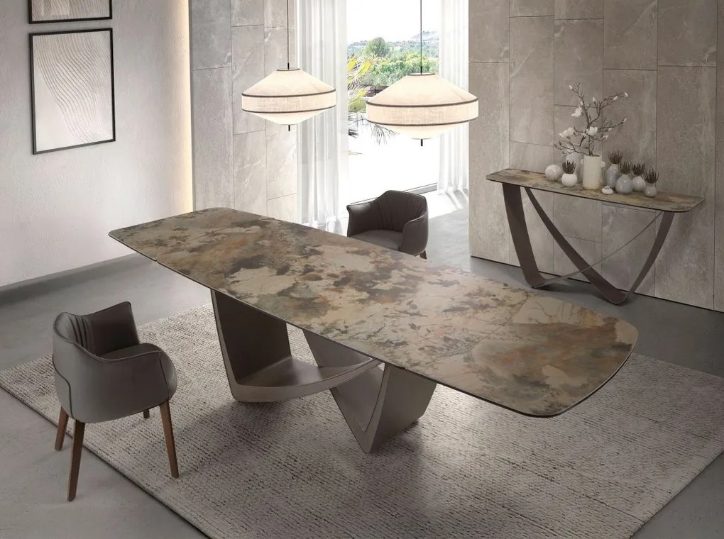 Consola deosebita design LUX Marble 150x50cm
