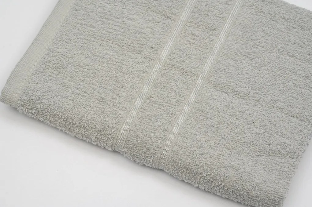 Prosop din bumbac Culoare Gri deschis, DONNA 70X120 cm