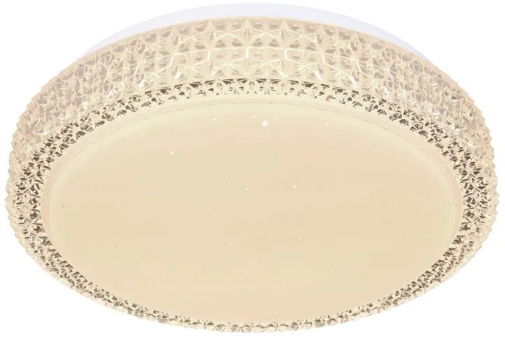 Plafoniera LED moderna cu decor stralucitor OVI 12W
