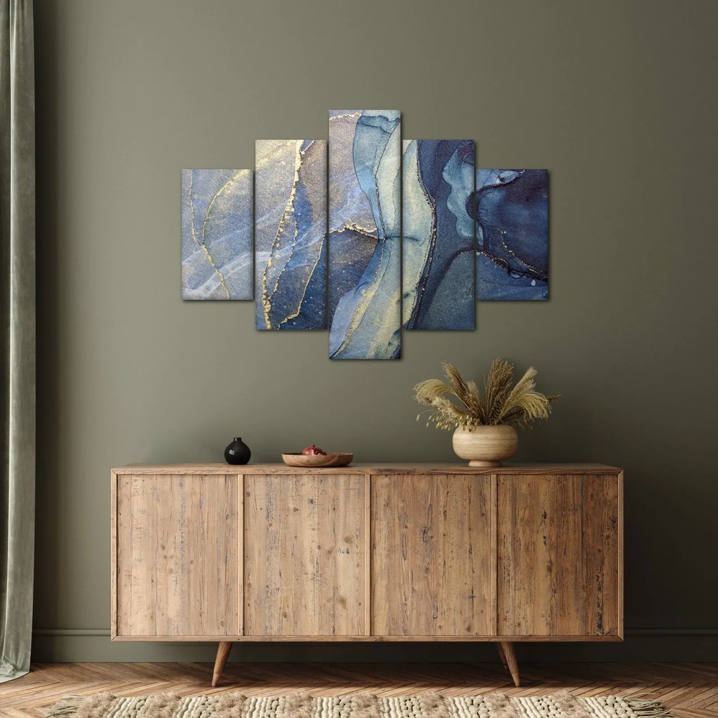 Tablou - Abstracție cu cerneală cu alcool (150x105 cm)